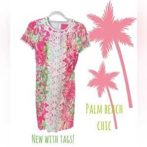 NWT  Lily, Pulitzer Maisie shift dress pattern koala me maybe-